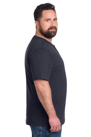 Black Carhartt Short Sleeve Henley T-Shirt CTK84