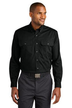 Black CornerStone Long Sleeve Select Ripstop Shirt CSW174