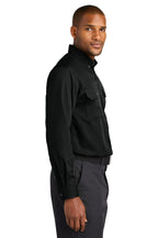 Black CornerStone Long Sleeve Select Ripstop Shirt CSW174