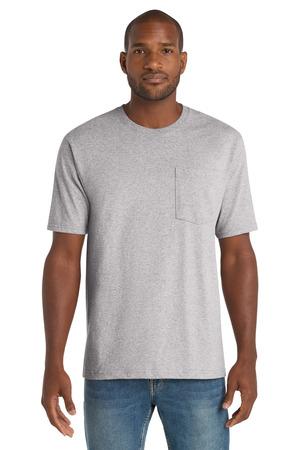 Black CornerStone Workwear Pocket Tee CS430