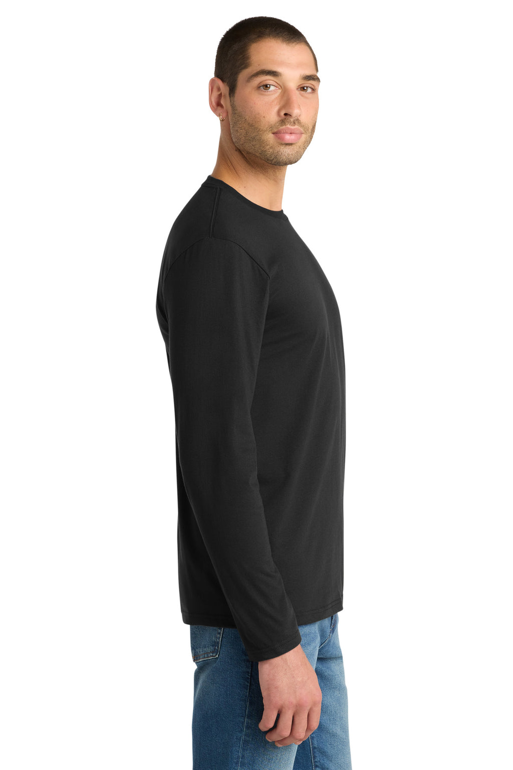 Black District Very Important Tee Long Sleeve. DT6200