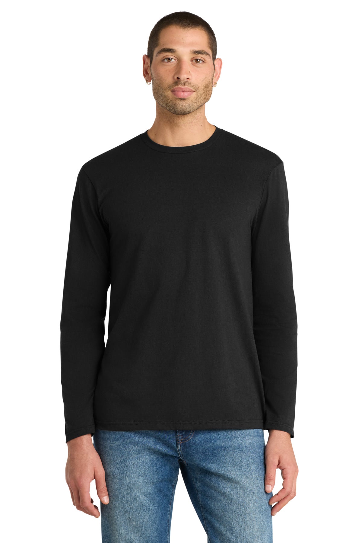 Black District Very Important Tee Long Sleeve. DT6200