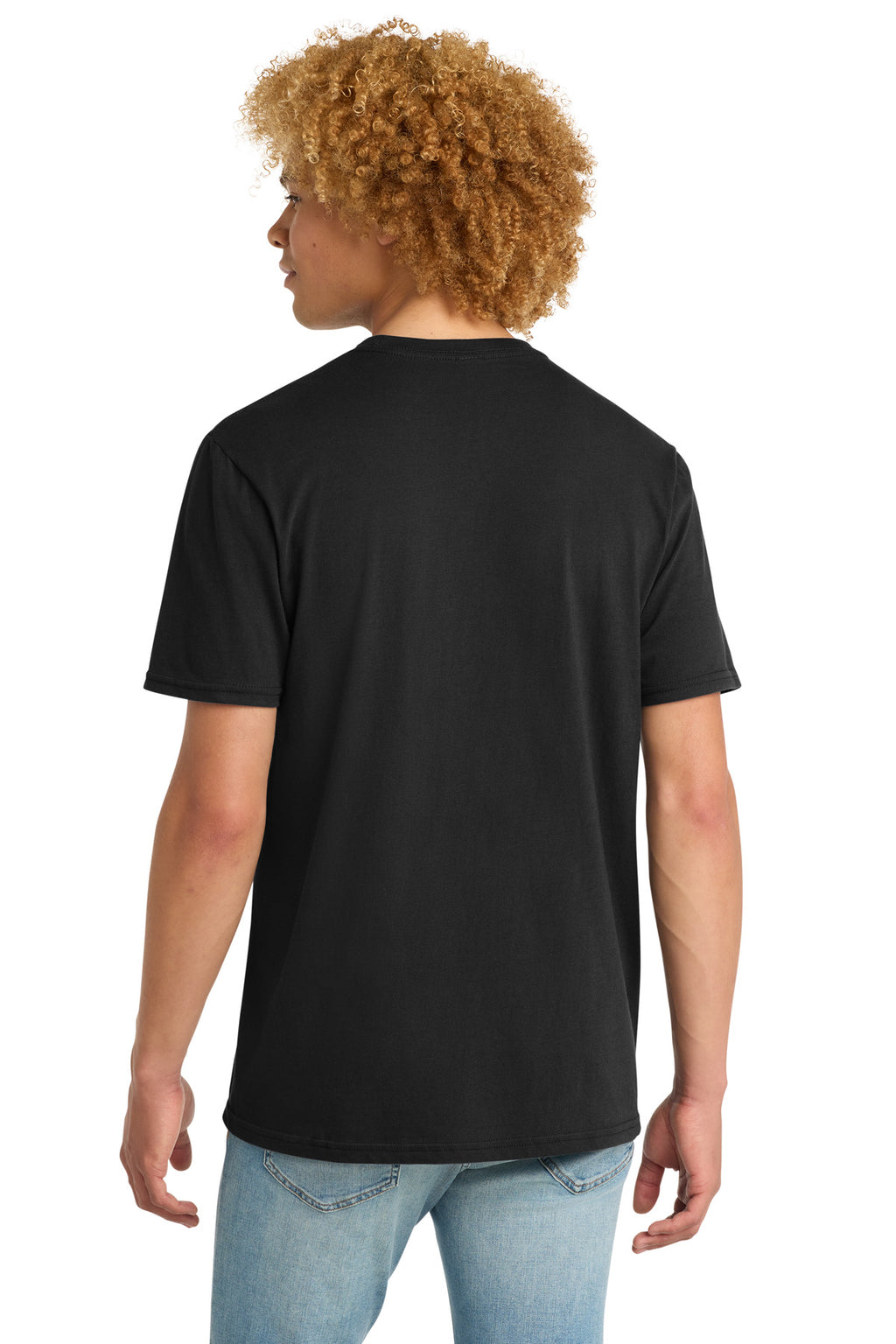 Black District Very Important Tee with Pocket. DT6000P