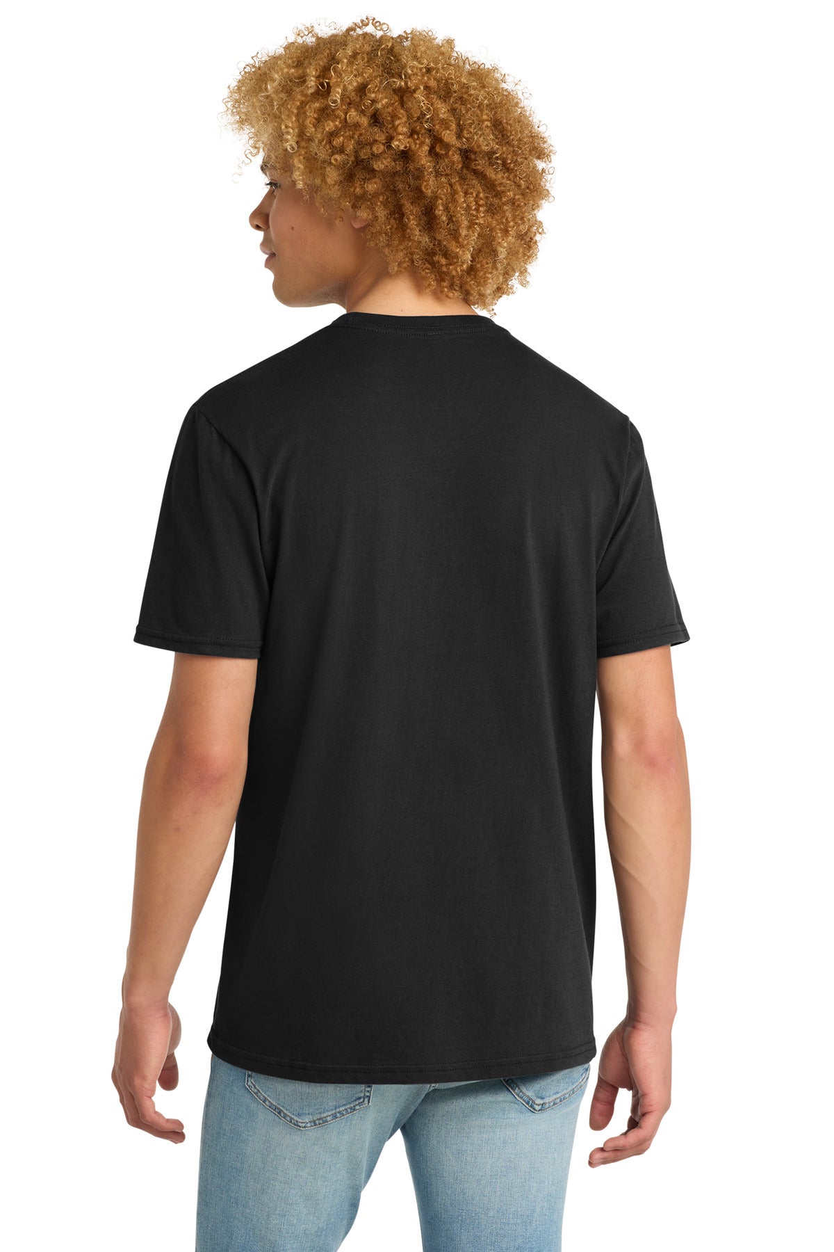 Black District Very Important Tee with Pocket. DT6000P