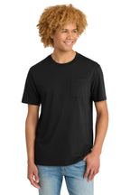 Black District Very Important Tee with Pocket. DT6000P