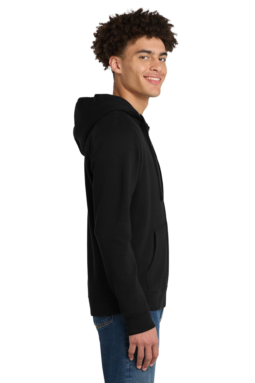Black District V.I.T. Fleece Full-Zip Hoodie DT6102