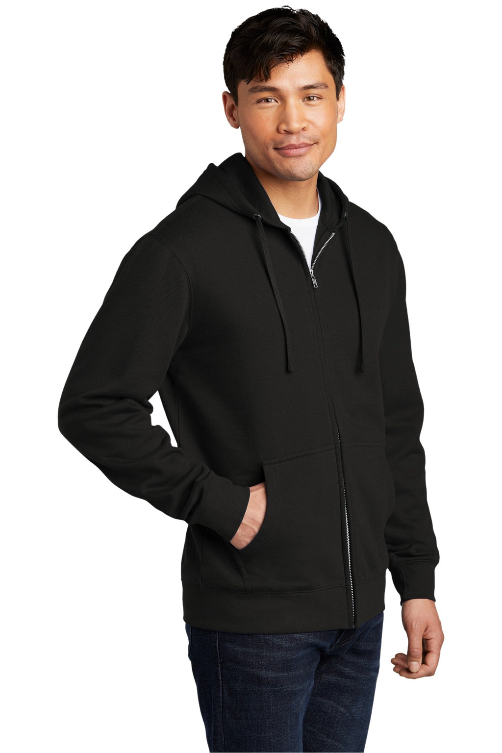 Black District V.I.T. Fleece Full-Zip Hoodie DT6102
