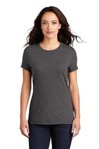 Black District Women's Perfect Tri Tee. DM130L