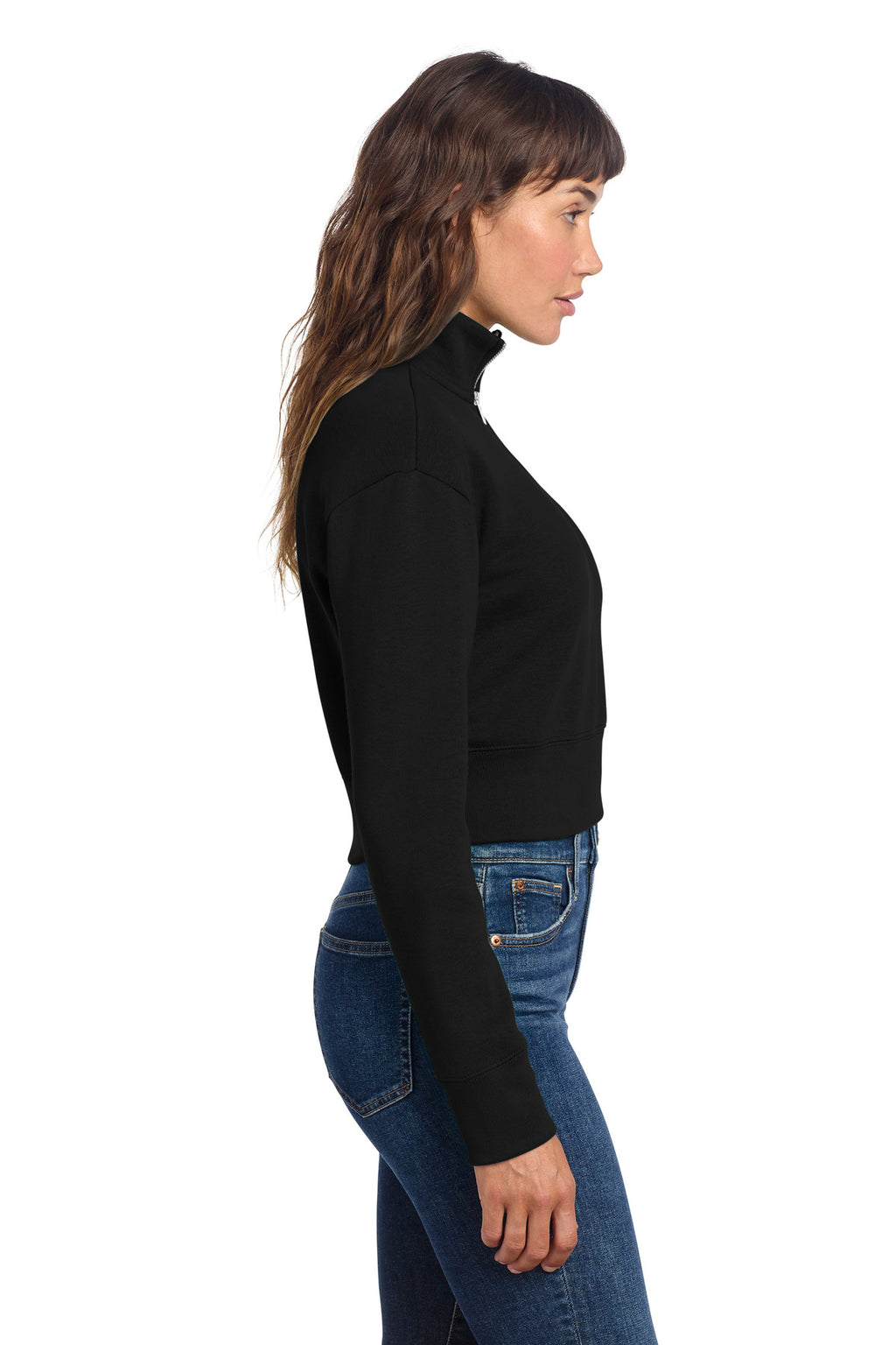 Black District Women's V.I.T. Fleece 1/2-Zip DT6111
