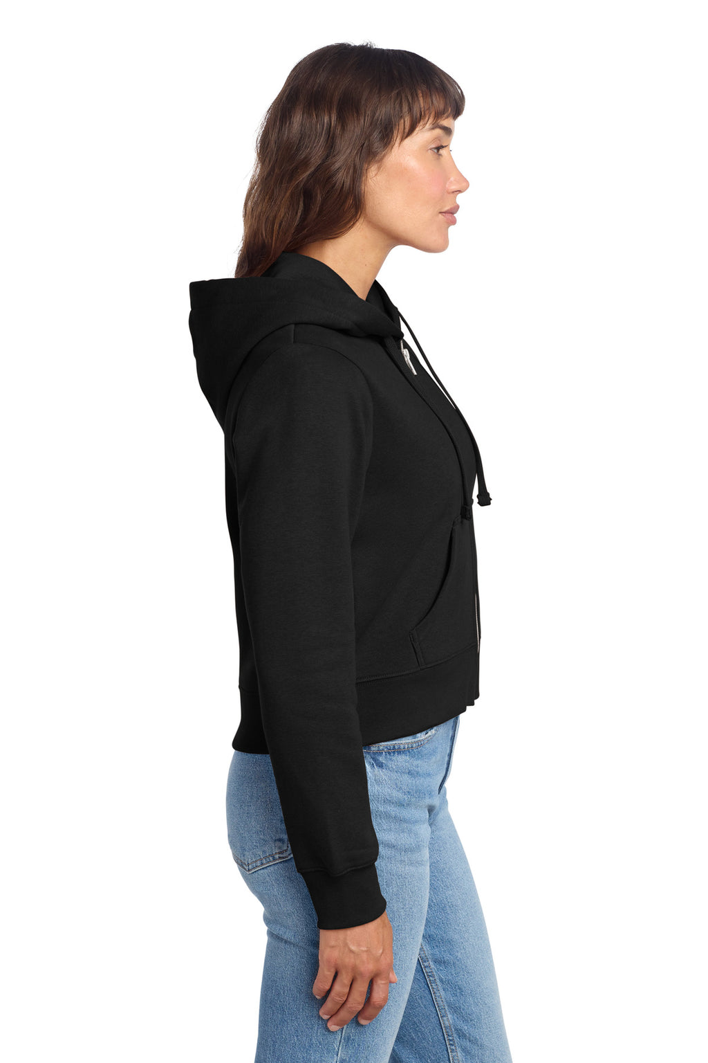 Black District Women's V.I.T. Fleece Full-Zip Hoodie DT6103
