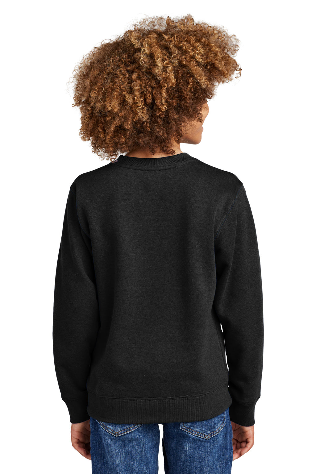 Black District Youth V.I.T. Fleece Crew DT6104Y