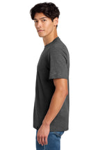 Black Heather New Era Heritage Blend Crew Tee. NEA100