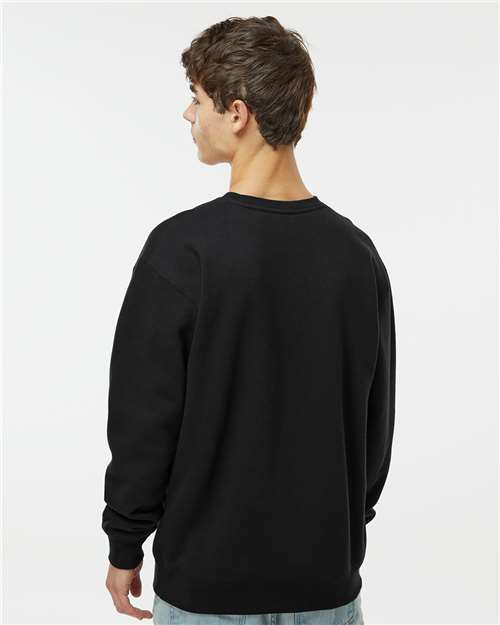 Black Heavyweight Crewneck Sweatshirt - IND3000