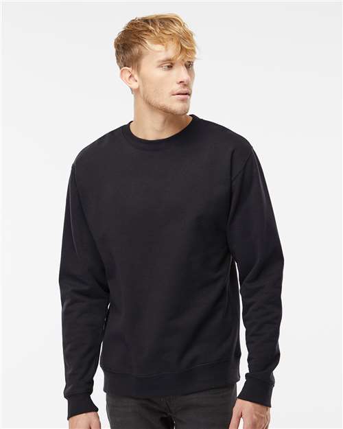 Black Midweight Crewneck Sweatshirt - SS3000