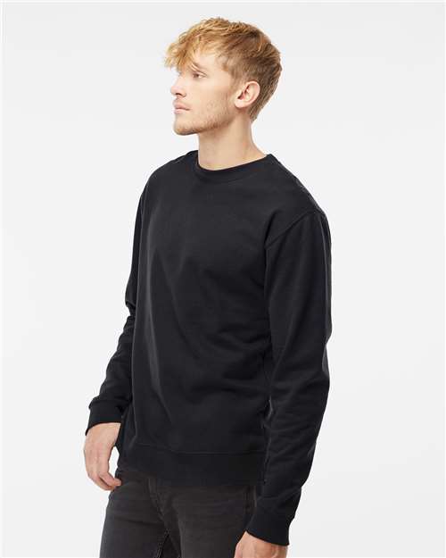 Black Midweight Crewneck Sweatshirt - SS3000