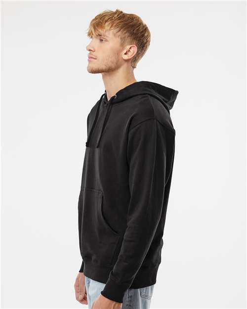 Black Midweight Hooded Sweatshirt - SS4500