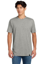 Black New Era Heritage Blend Crew Tee. NEA100