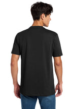 Black New Era Heritage Blend Crew Tee. NEA100