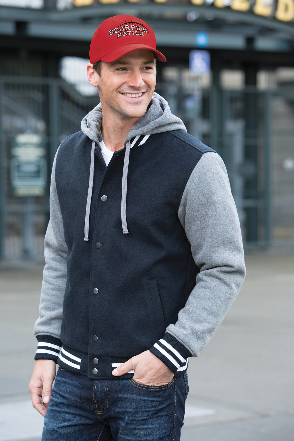 Black New Era - Structured Stretch Cotton Cap. NE1000