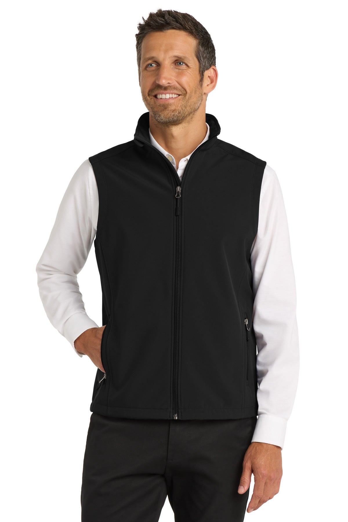 Black Port Authority Core Soft Shell Vest. J325