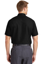 Black Red Kap Short Sleeve Industrial Work Shirt. SP24