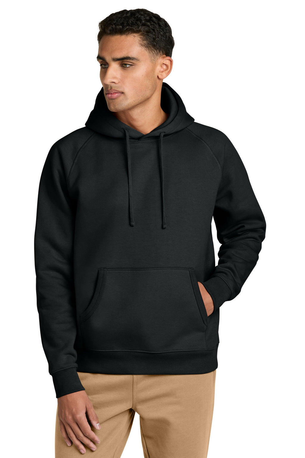Black Stanley/Stella Unisex Striker Hooded Sweatshirt SXU027