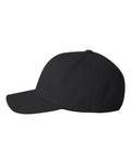 Black Wool-Blend Cap - 6477