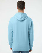 Blue Aqua Midweight Hooded Sweatshirt - SS4500