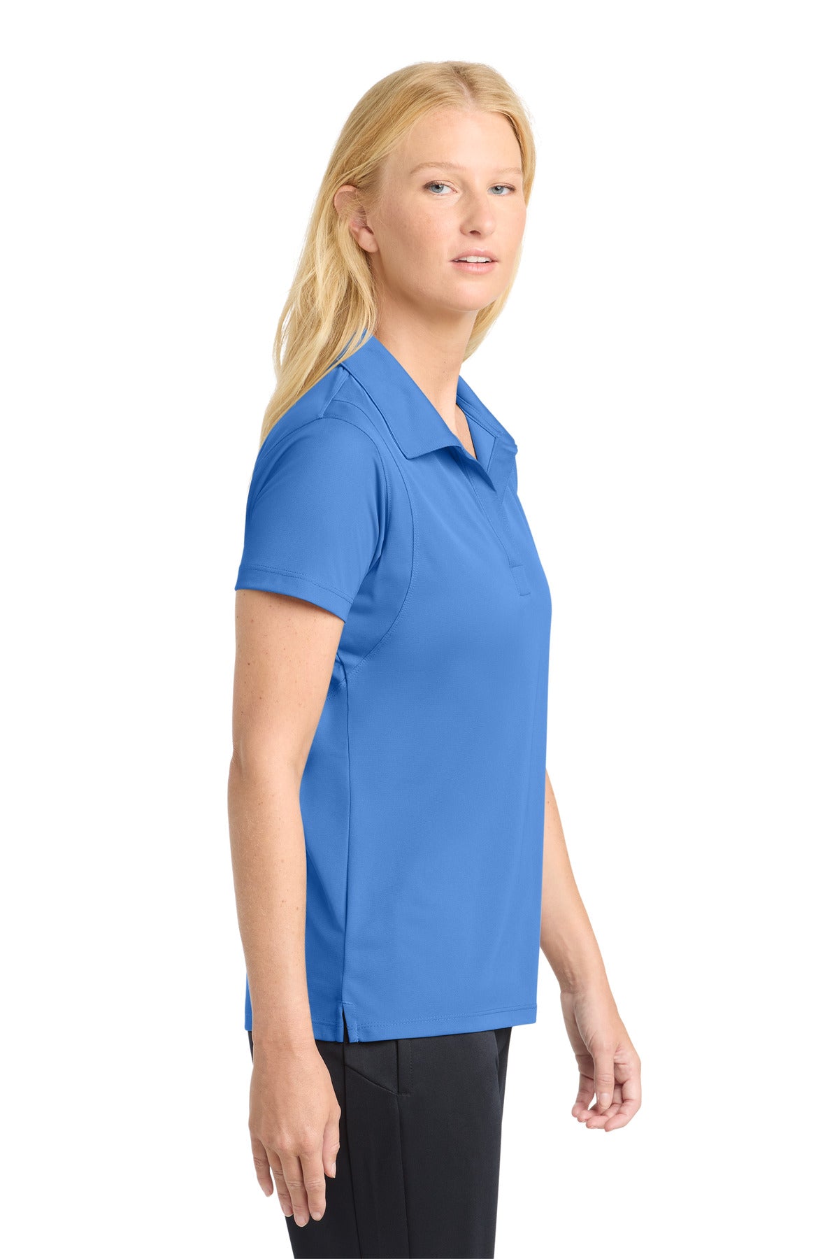 Blue Lake Sport-Tek Women's Micropique Sport-Wick Polo. LST650