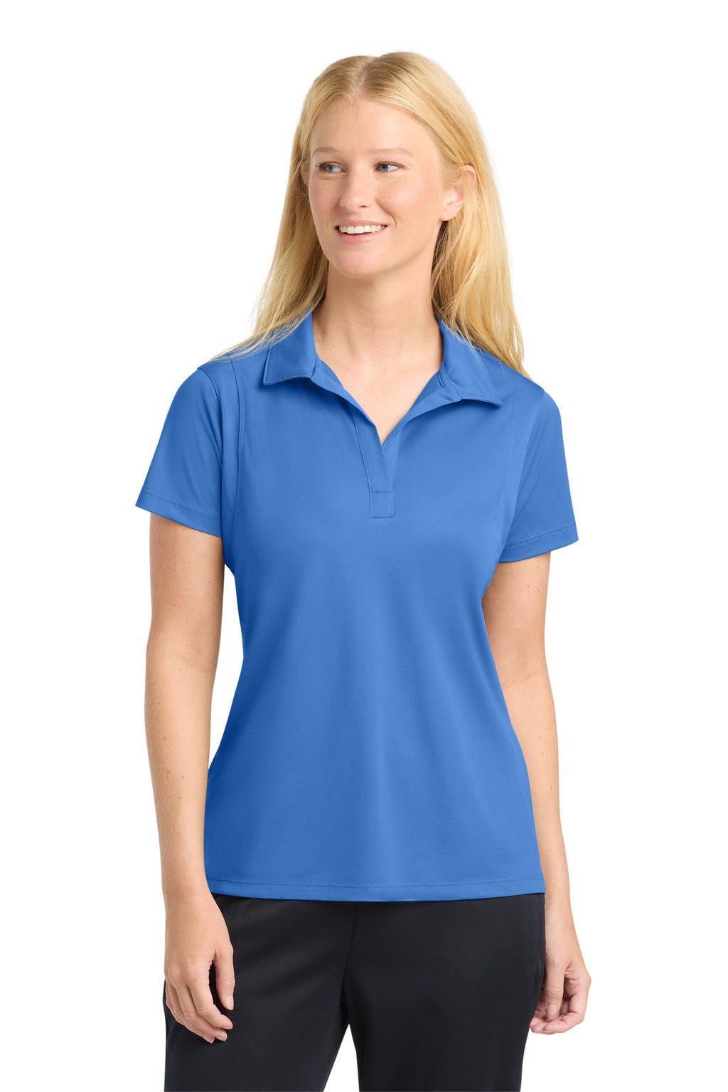 Blue Lake Sport-Tek Women's Micropique Sport-Wick Polo. LST650