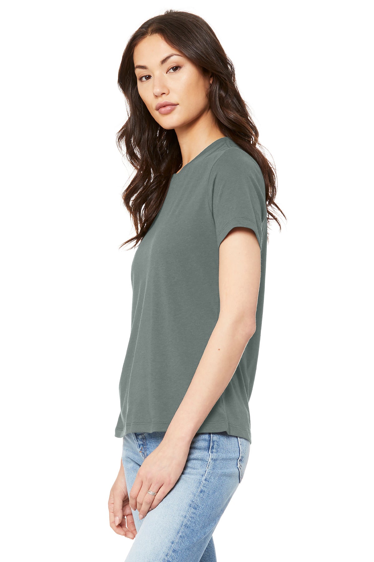 BlueStorm BELLA+CANVAS Women's Relaxed Jersey Short Sleeve Tee. BC6400