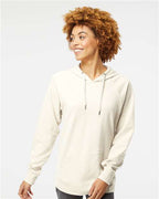 Bone Icon Lightweight Loopback Terry Hooded Sweatshirt - SS1000