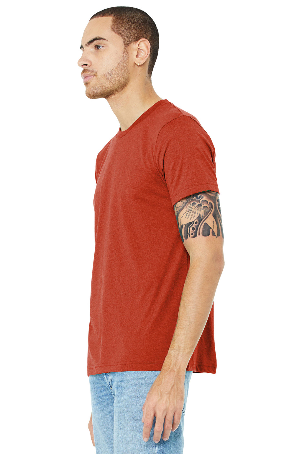 Brick TB BELLA+CANVAS Unisex Triblend Short Sleeve Tee. BC3413