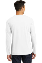 Bright White District Perfect Weight Long Sleeve Tee. DT105