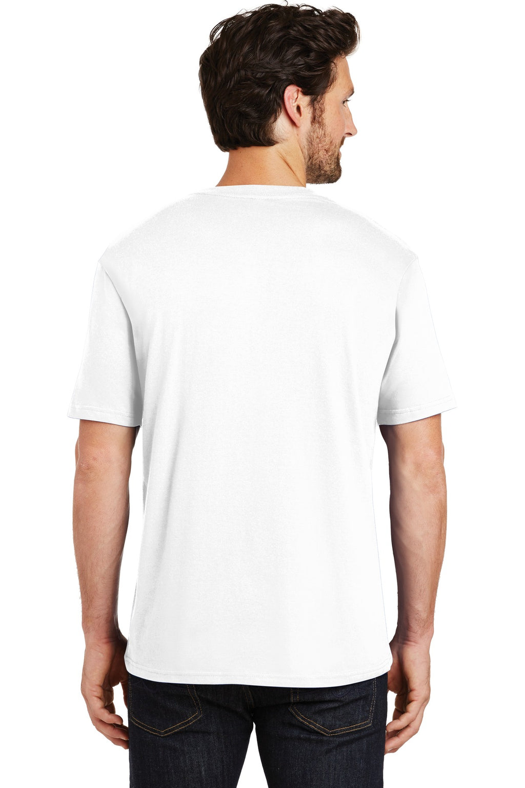 Bright White District Perfect Weight Tee. DT104