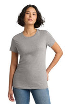 Bright White District Women's Perfect Weight Tee. DM104L