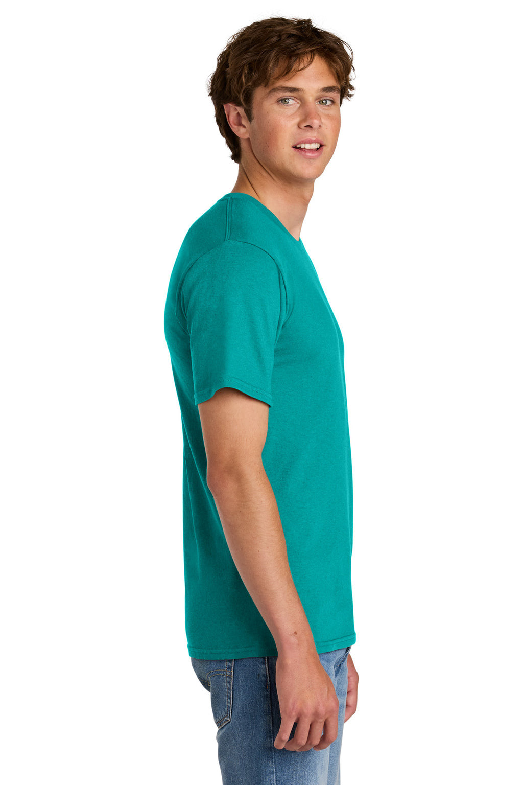 BrightAqua Port & Co Easy Cotton Tee PC43