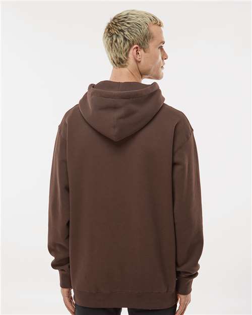 Brown Heavyweight Hooded Sweatshirt - IND4000