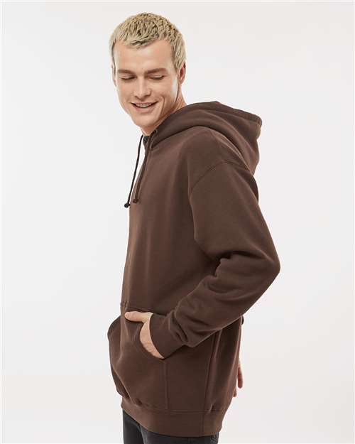 Brown Heavyweight Hooded Sweatshirt - IND4000