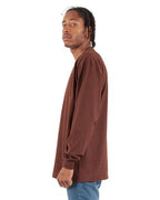 Brown Max Heavyweight Long Sleeve T-Shirt - SHMHLS