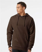 Brown Midweight Hooded Sweatshirt - SS4500