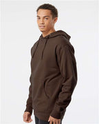 Brown Midweight Hooded Sweatshirt - SS4500