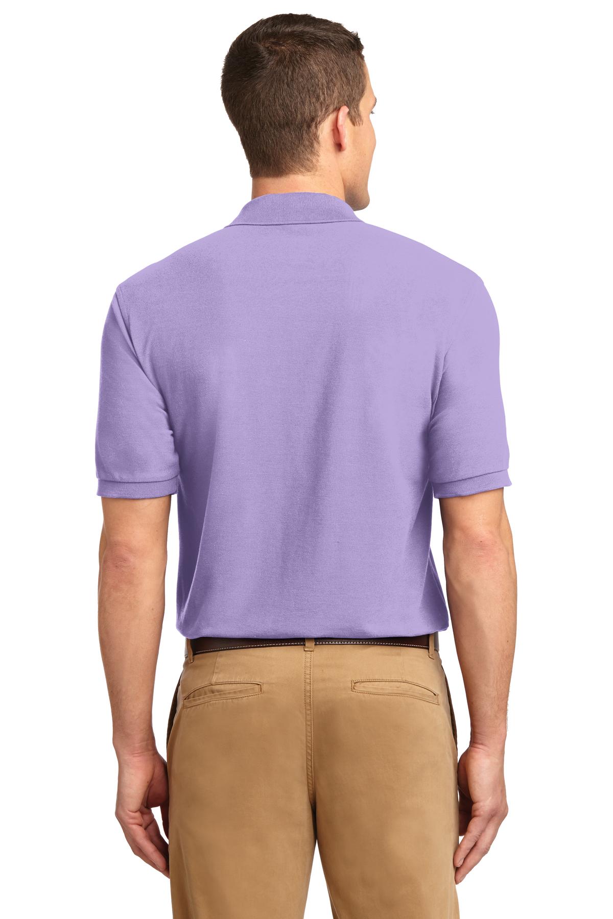 Brt Lavender Port Authority Silk Touch Polo K500