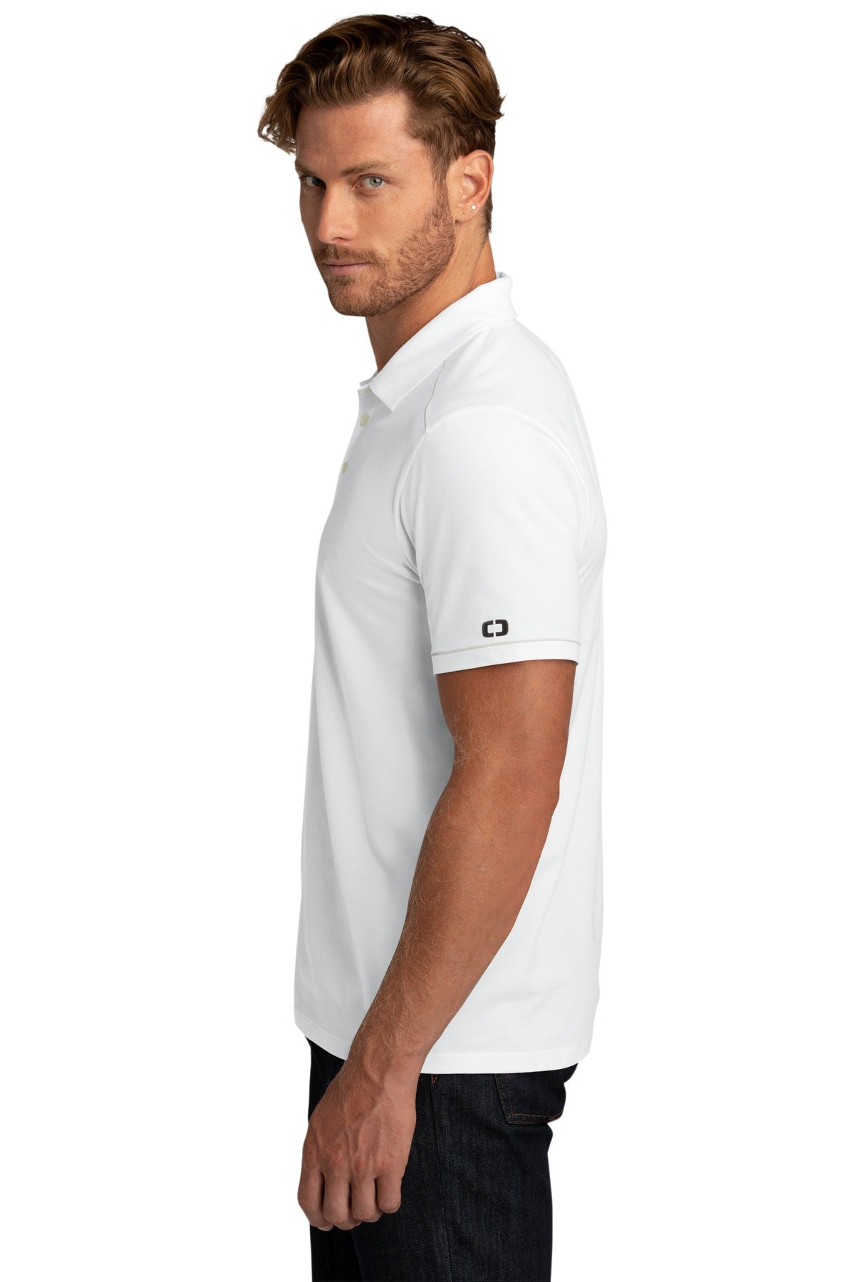 BrtWhite OGIO Code Stretch Polo. OG146