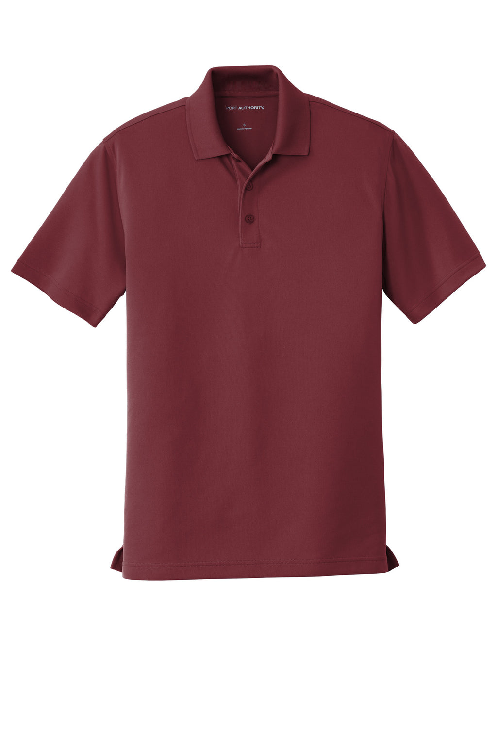Burgundy Port Authority Dry Zone UV Micro-Mesh Polo. K110