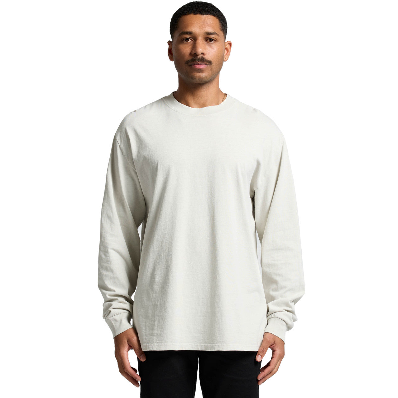 Front View of  Heavy Faded L/S Tee | 5083  grouped
