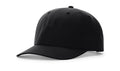 Black Relaxed 6 Panel Snapback