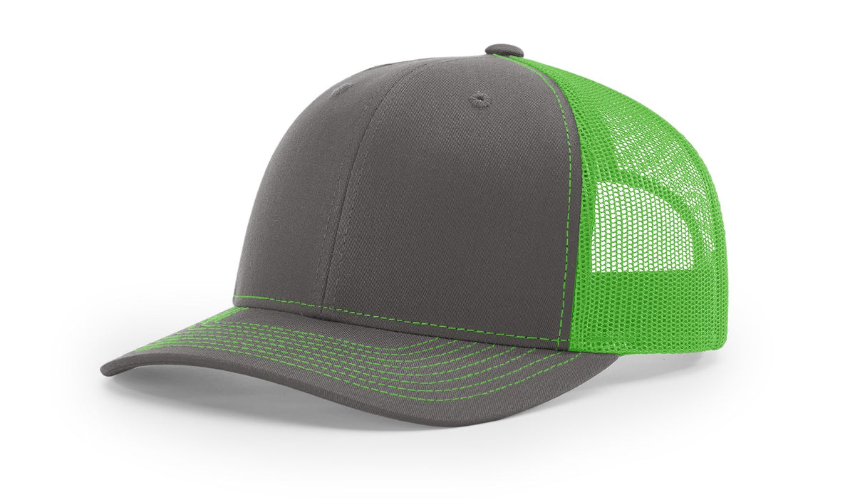 Charcoal/Neon Green Trucker