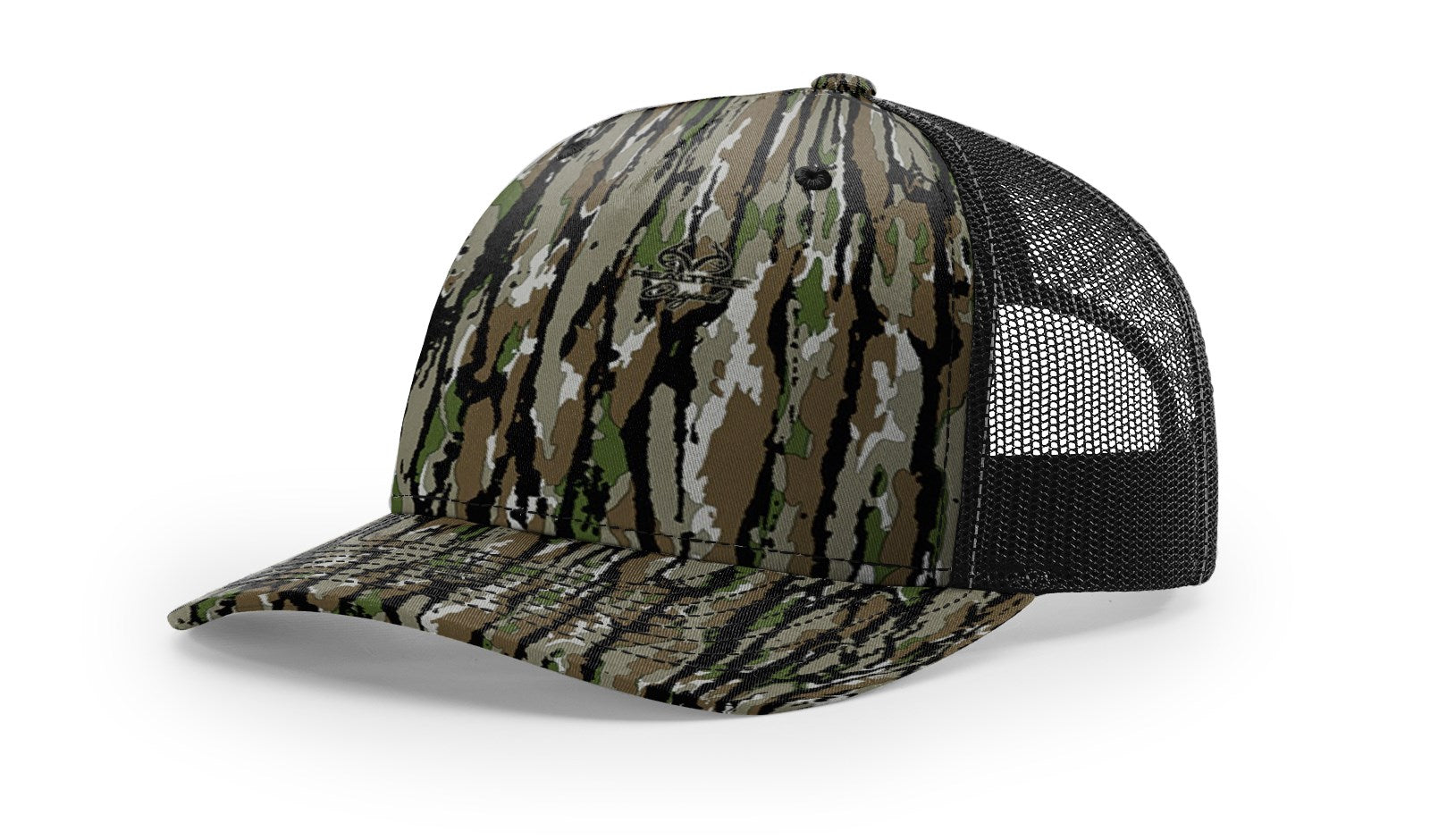 Realtree Original/Black Printed Five Panel Trucker