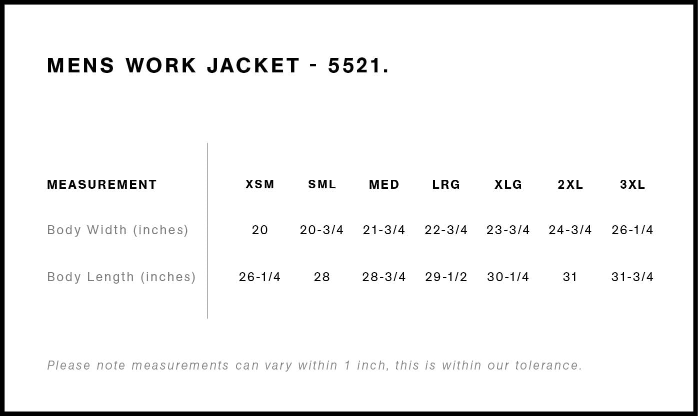Work Jacket | 5521  grouped